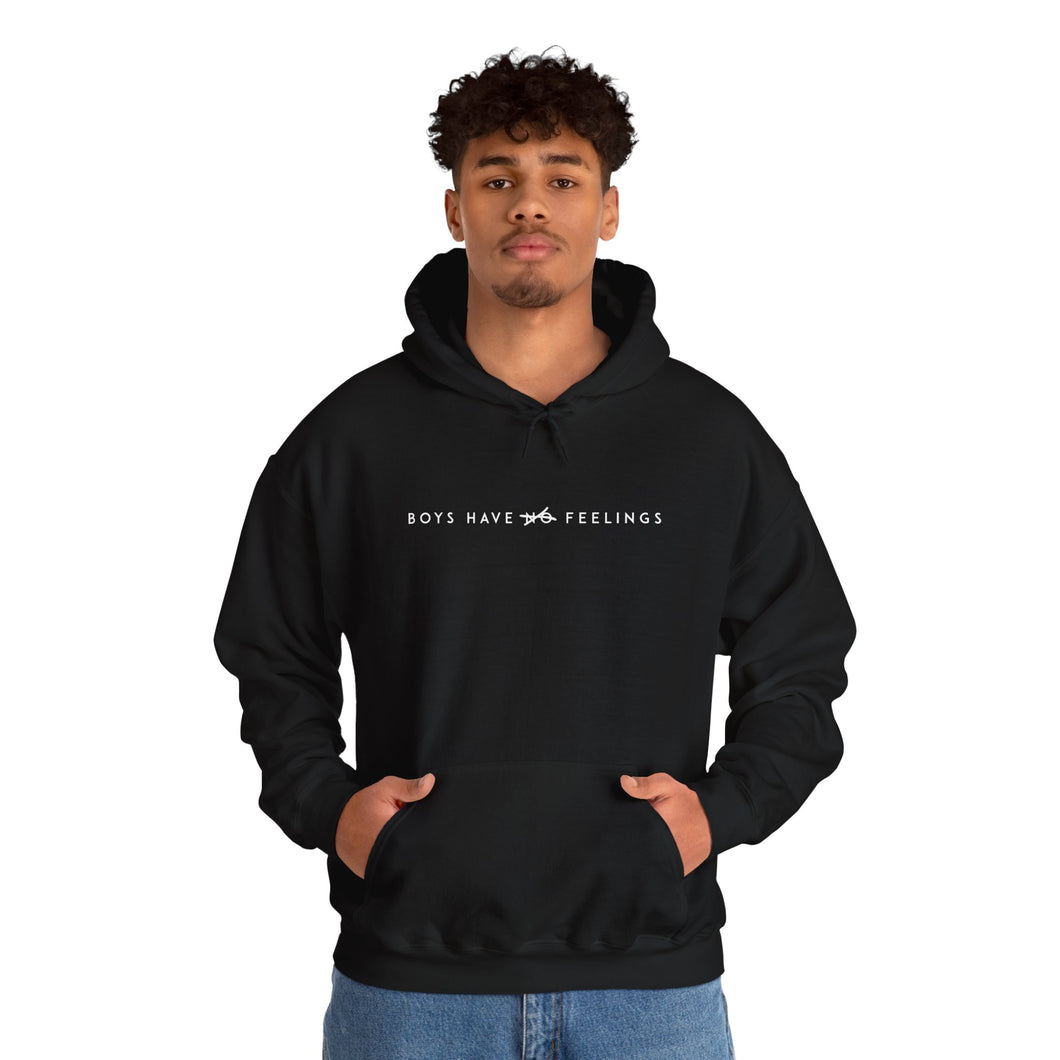 Boys Have Feelings Hoodie - Unisex Heavy Blend Sweatshirt