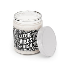 Load image into Gallery viewer, Scented Candle - Keeping the Vibes High - 9oz Aromatherapy for Positivity
