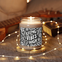 Load image into Gallery viewer, Scented Candle - Keeping the Vibes High - 9oz Aromatherapy for Positivity
