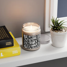 Load image into Gallery viewer, Scented Candle - Keeping the Vibes High - 9oz Aromatherapy for Positivity
